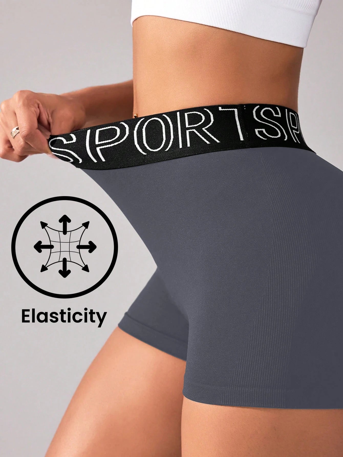 Women’s High Waist – Sculpting Seamless Fitness Shorts