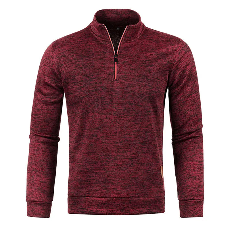 Men’s Performance Athletic Pullover Quarter Zip Training Top