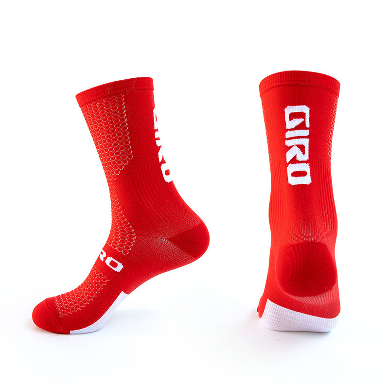 Professional Men's And Women's Mid-tube Sports Cycling Socks