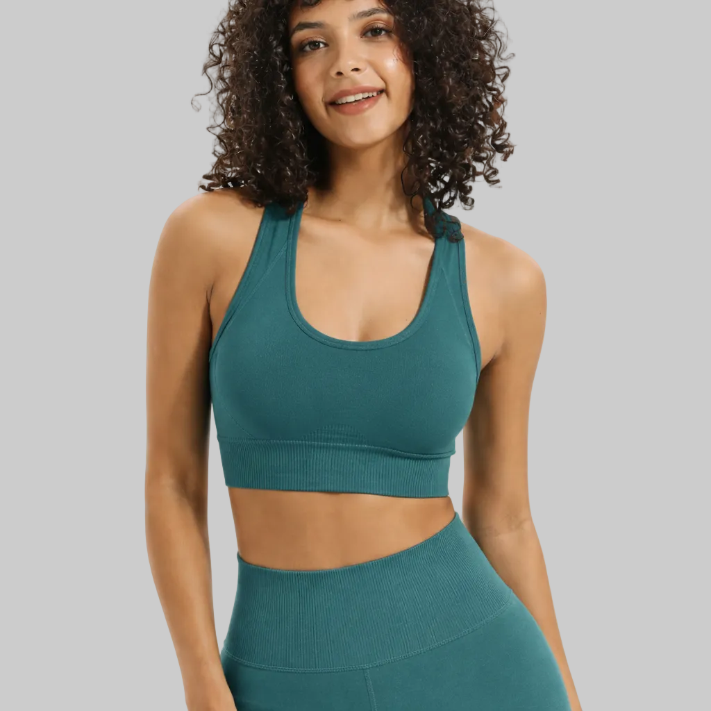 Women’s Seamless Sports Bra – Breathable Support - NORDUM.SHOP