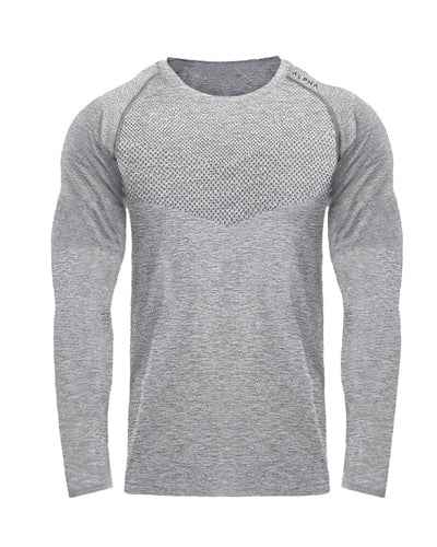 FlexCore Long Sleeve Training T-Shirt – Breathable Mesh - NORDUM.SHOP
