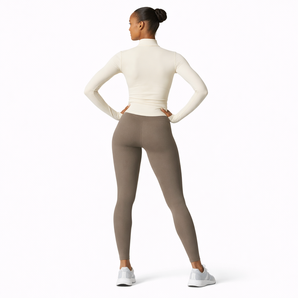 Women’s Training Jacket – Seamless Zip Top - NORDUM.SHOP