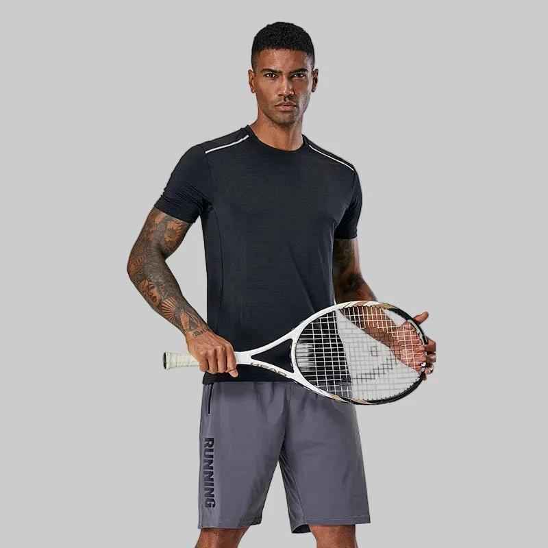 Men’s Performance Stretch T-Shirt – Breathable & Quick-Dry Activewear - NORDUM.SHOP