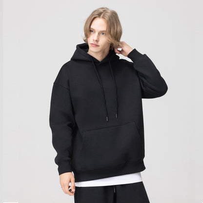 Autumn And Winter Heavyweight Plush Shoulder Down Hooded Sweater For Men - NORDUM.SHOP