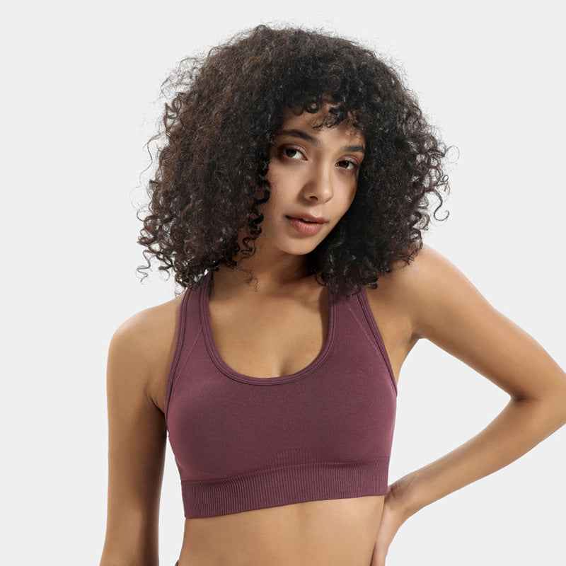 Women’s Seamless Sports Bra – Breathable Support - NORDUM.SHOP