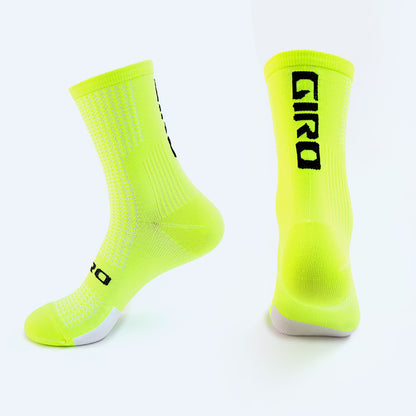 Professional Men's And Women's Mid-tube Sports Cycling Socks