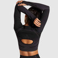 Seamless Long Sleeve Fitness Set Women - NORDUM.SHOP
