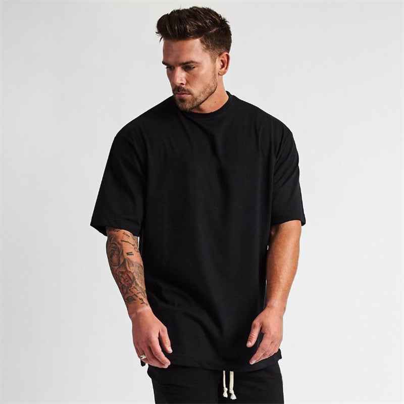 Men’s Training T-Shirt – Breathable Cotton Gym Tee - NORDUM.SHOP