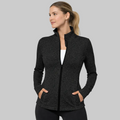 womens training jacket black gym