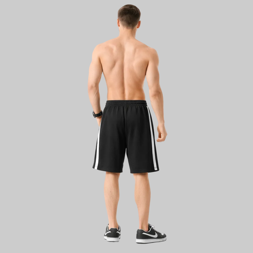 Men’s Gym Shorts – Striped Relaxed Fit Training Shorts - NORDUM.SHOP