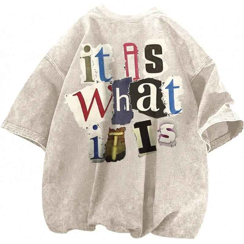 Statement™ Oversized Tee – “It Is What It Is” - NORDUM.SHOP