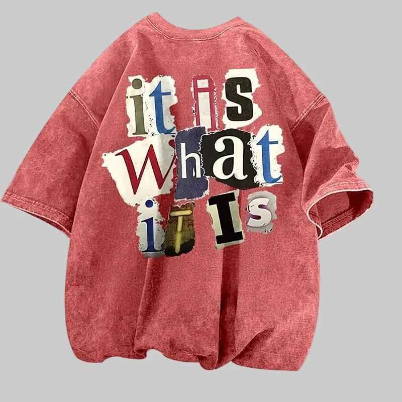 Statement™ Oversized Tee – “It Is What It Is” - NORDUM.SHOP