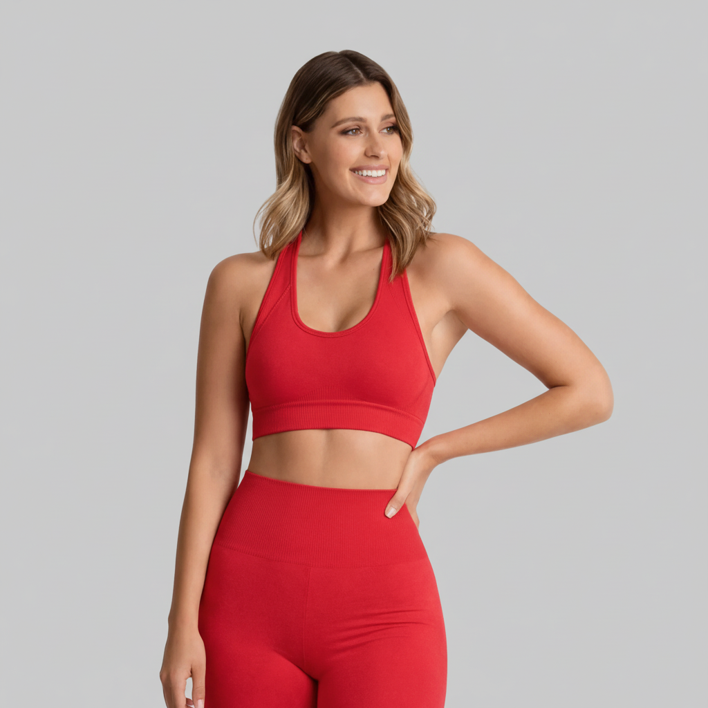 Women’s Seamless Sports Bra – Breathable Support - NORDUM.SHOP