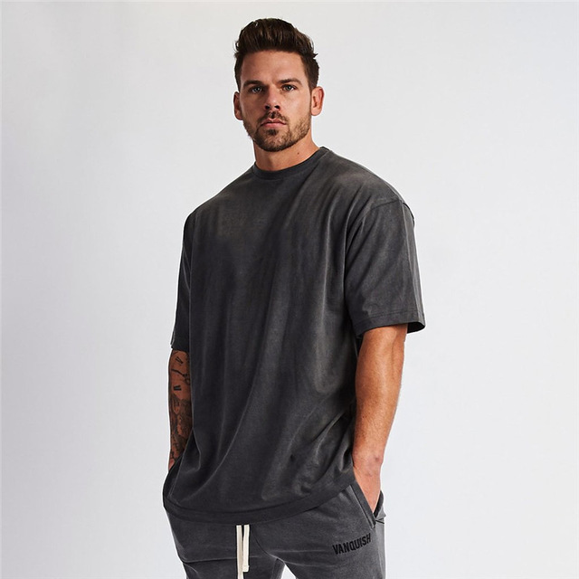 Men’s Training T-Shirt – Breathable Cotton Gym Tee - NORDUM.SHOP
