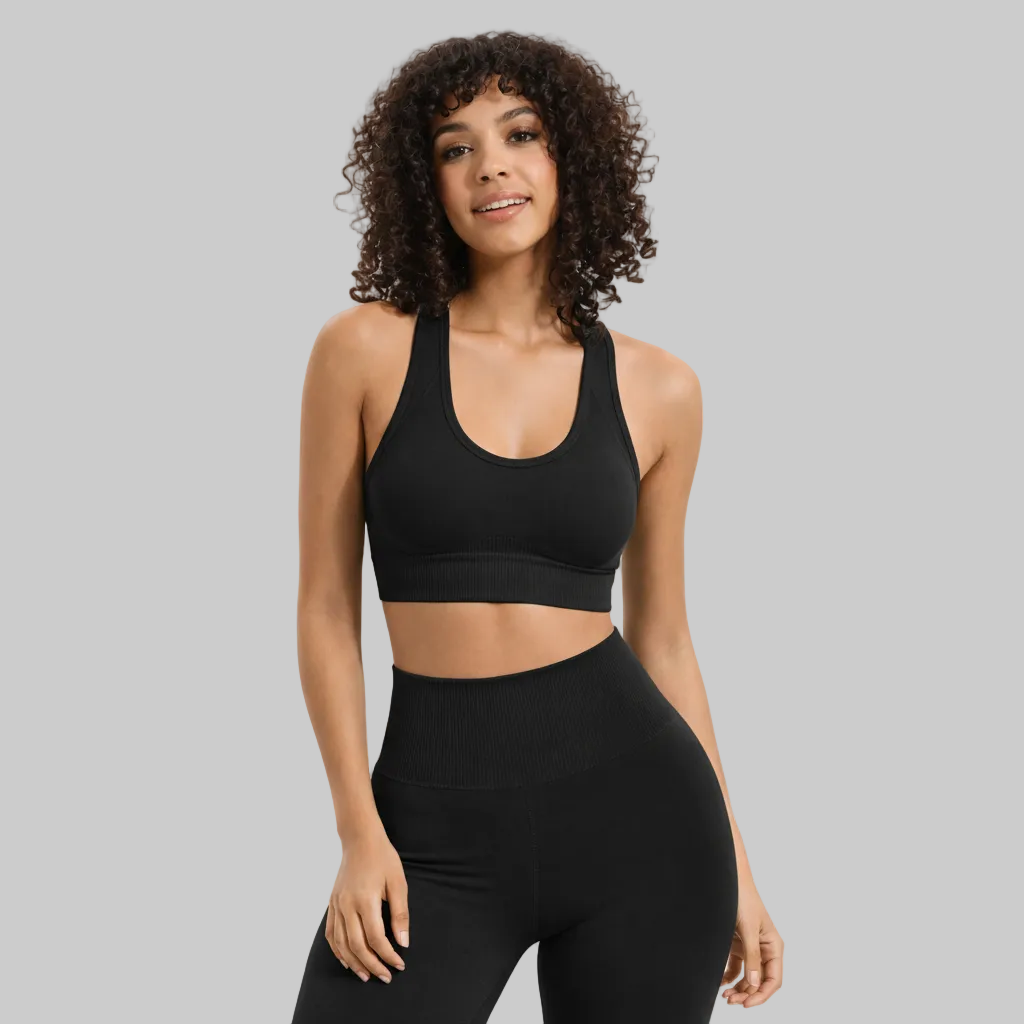 Women’s Seamless Sports Bra – Breathable Support - NORDUM.SHOP