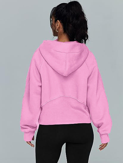 Zipper Hoodies With Pocket Loose Sport Sweatshirts - NORDUM.SHOP