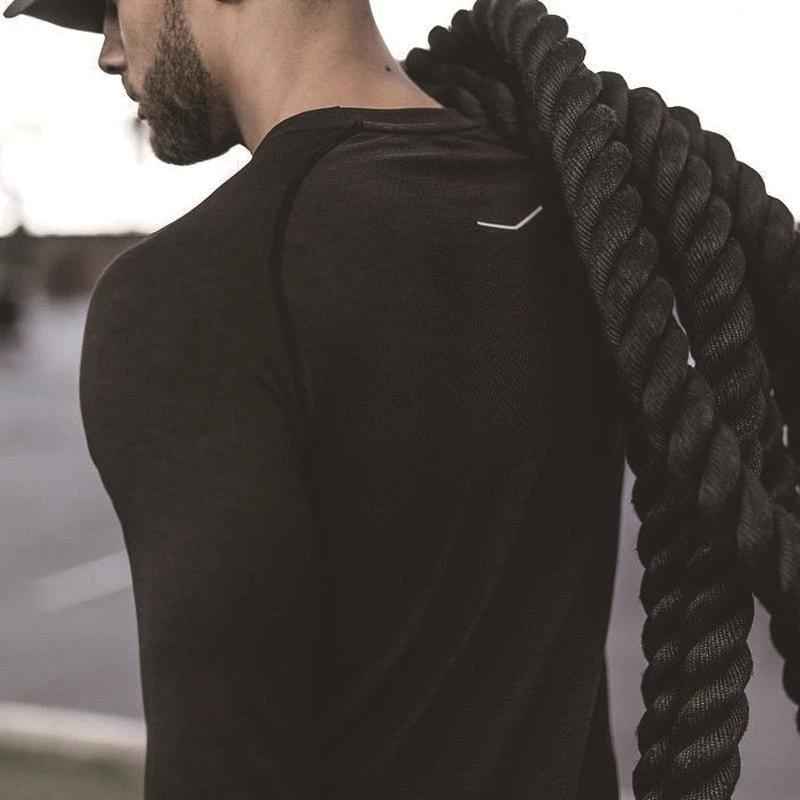 FlexCore Long Sleeve Training T-Shirt – Breathable Mesh - NORDUM.SHOP