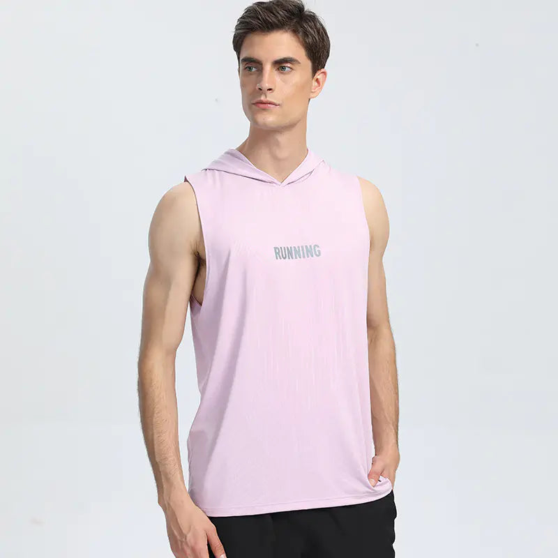 Men's Hooded Sports Tank Top - NORDUM.SHOP