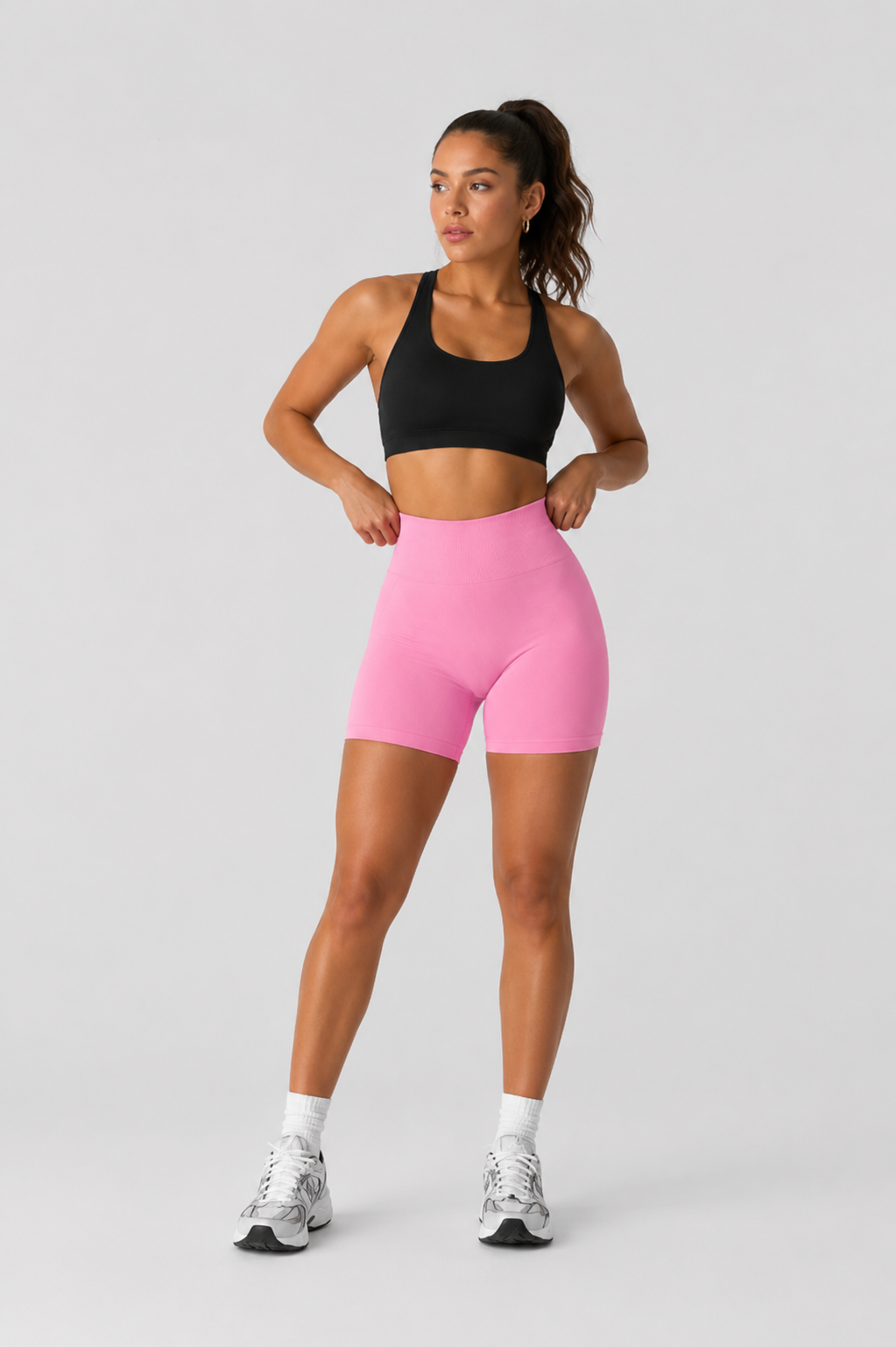 High Waist Scrunch Seamless Shorts