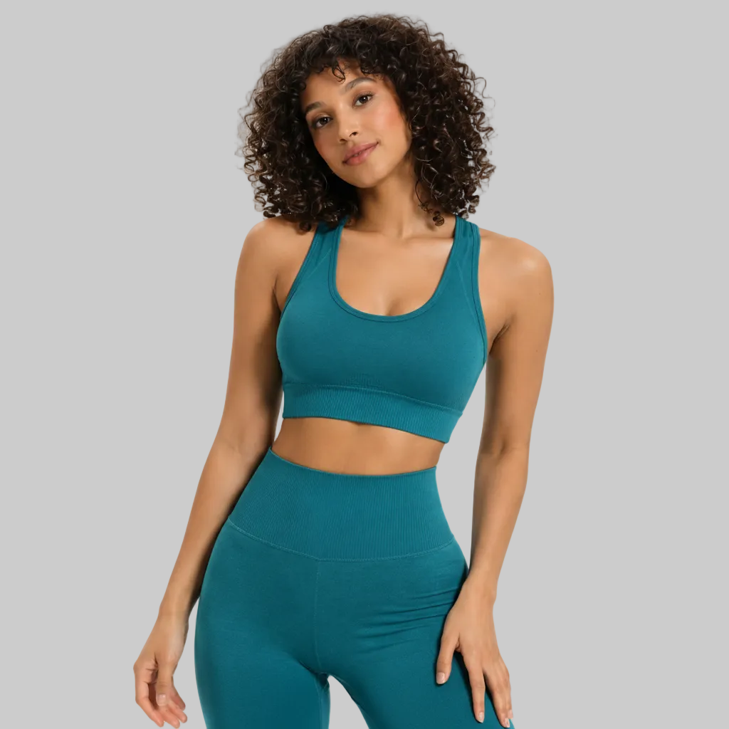 Women’s Seamless Sports Bra – Breathable Support - NORDUM.SHOP