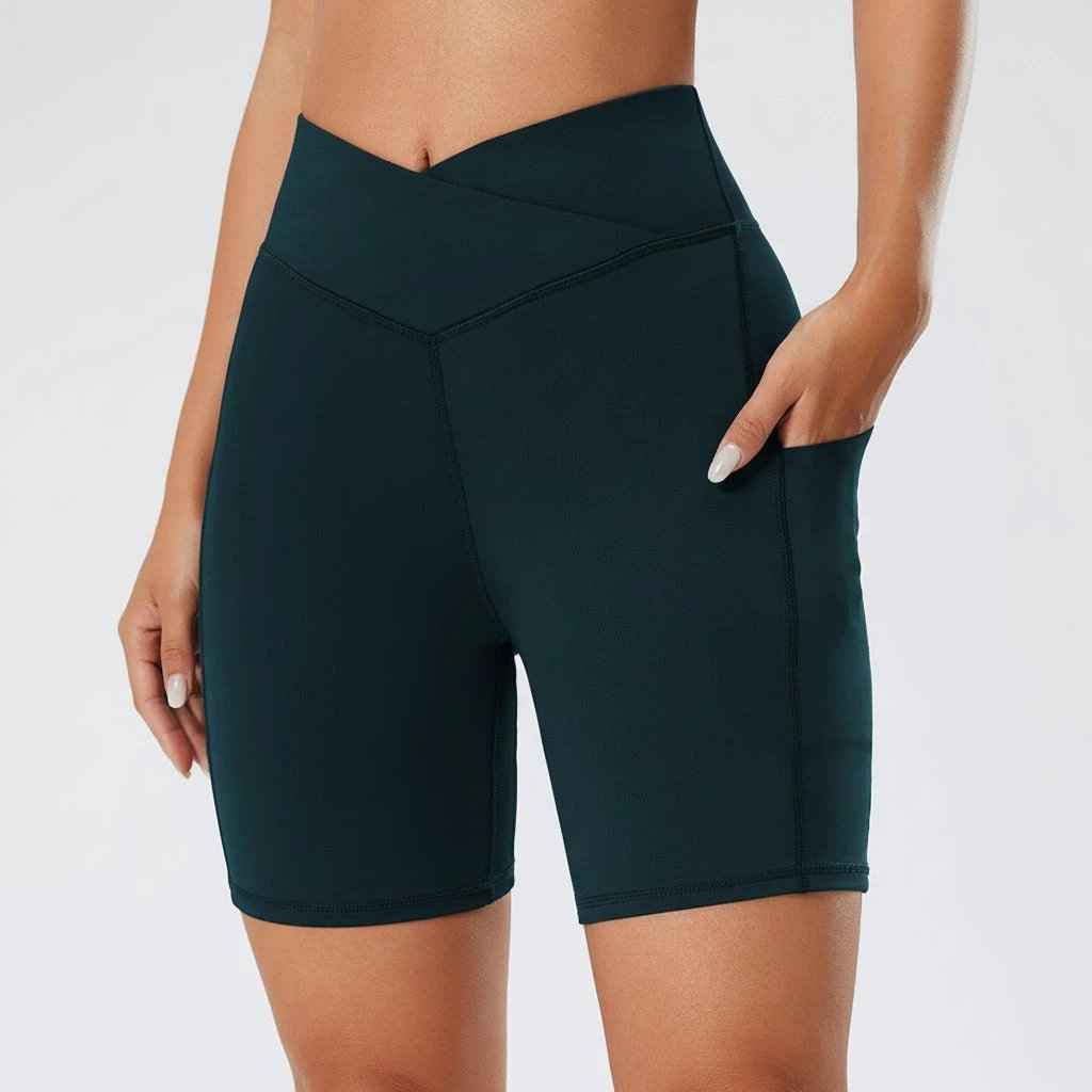Sculpt Pocket Shorts – High Waist V-Waist Fit - NORDUM.SHOP