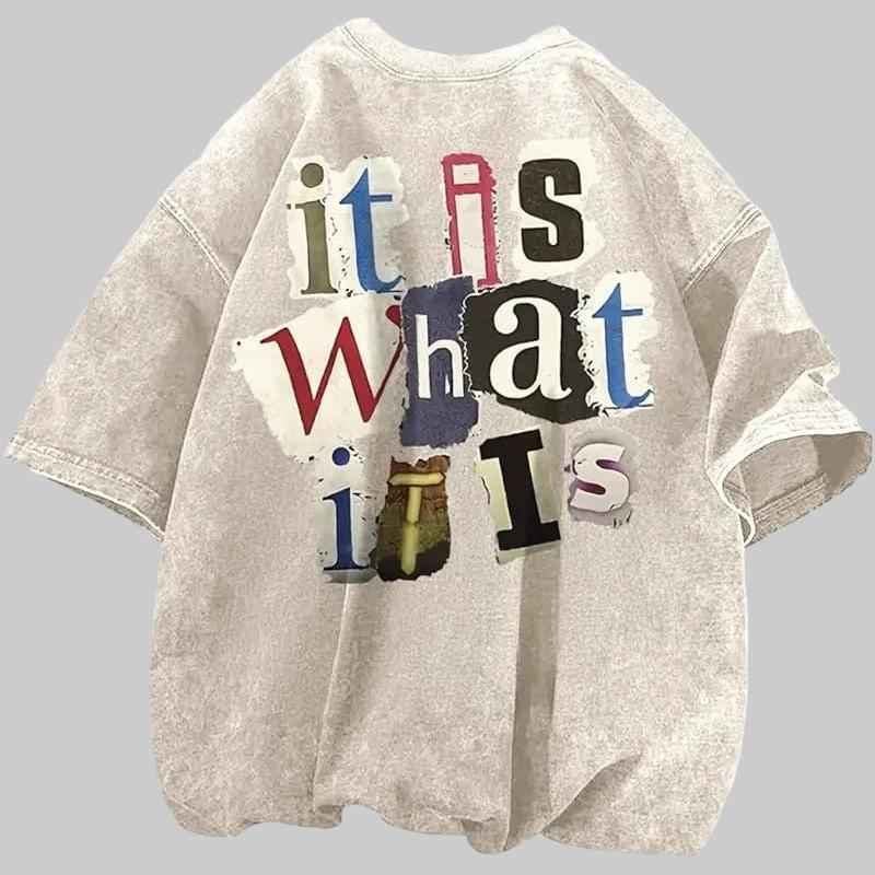 Statement™ Oversized Tee – “It Is What It Is” - NORDUM.SHOP