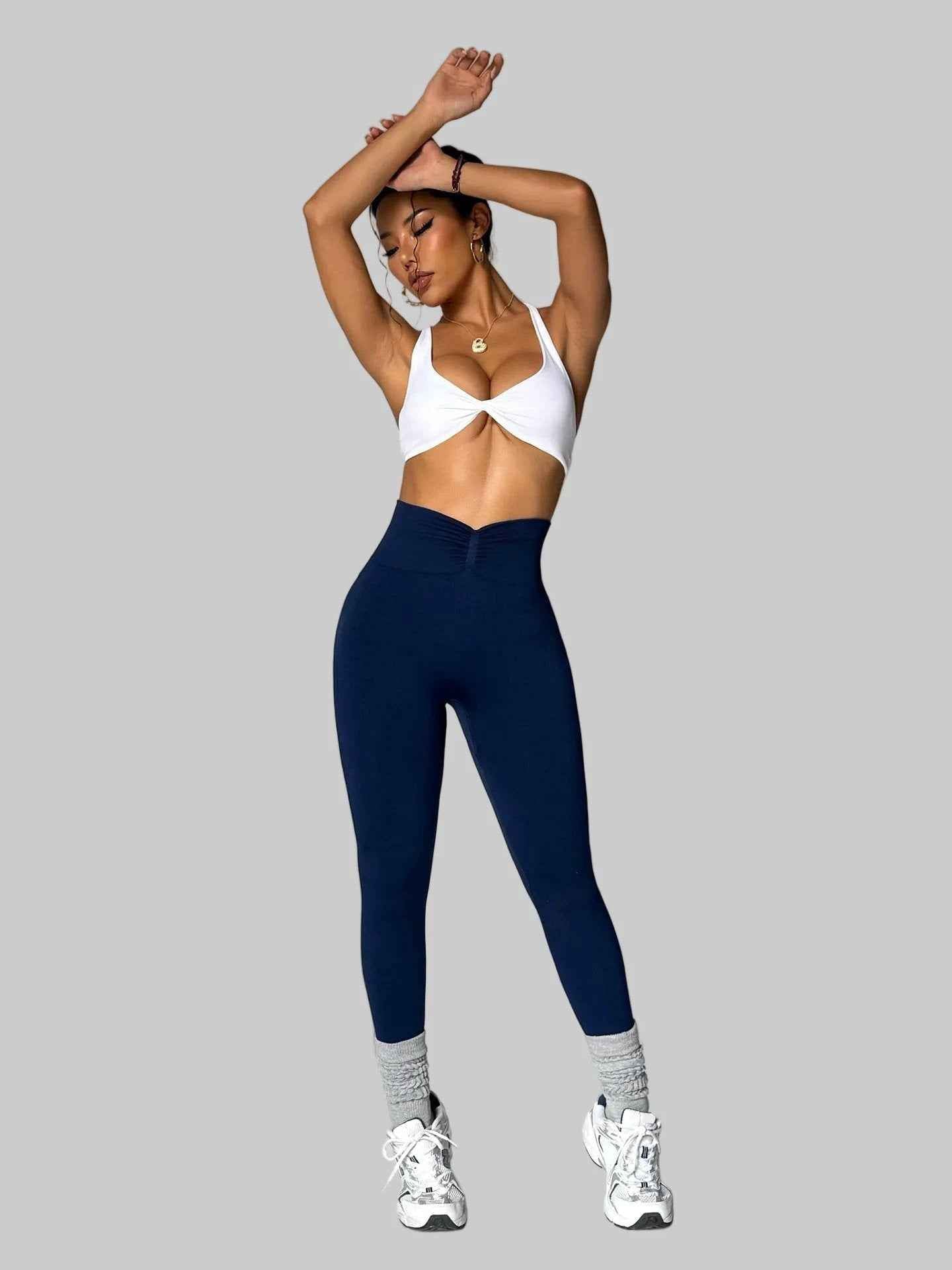 Women's Seamless High Waist Quick-drying Hollow Hip Raise Yoga Pants - NORDUM.SHOP