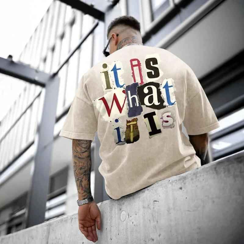 Statement™ Oversized Tee – “It Is What It Is” - NORDUM.SHOP