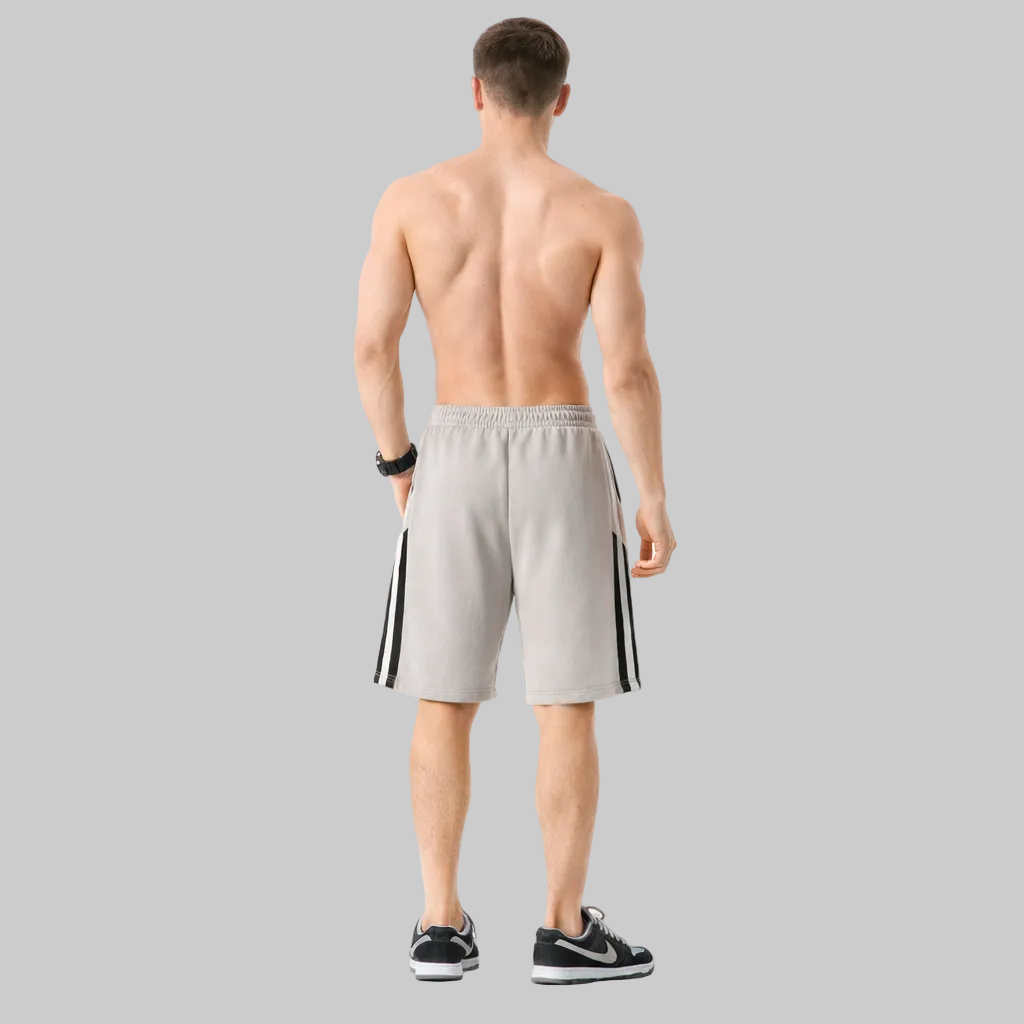 Men’s Gym Shorts – Striped Relaxed Fit Training Shorts - NORDUM.SHOP