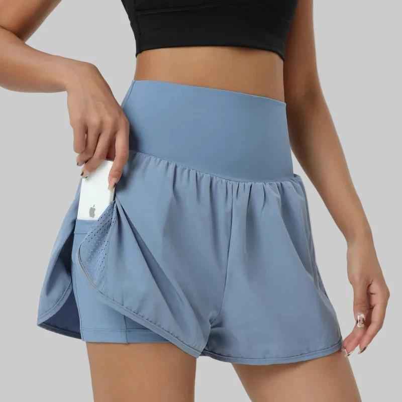 Sculpt 2-in-1 High Waist Gym Shorts with Pockets - NORDUM.SHOP