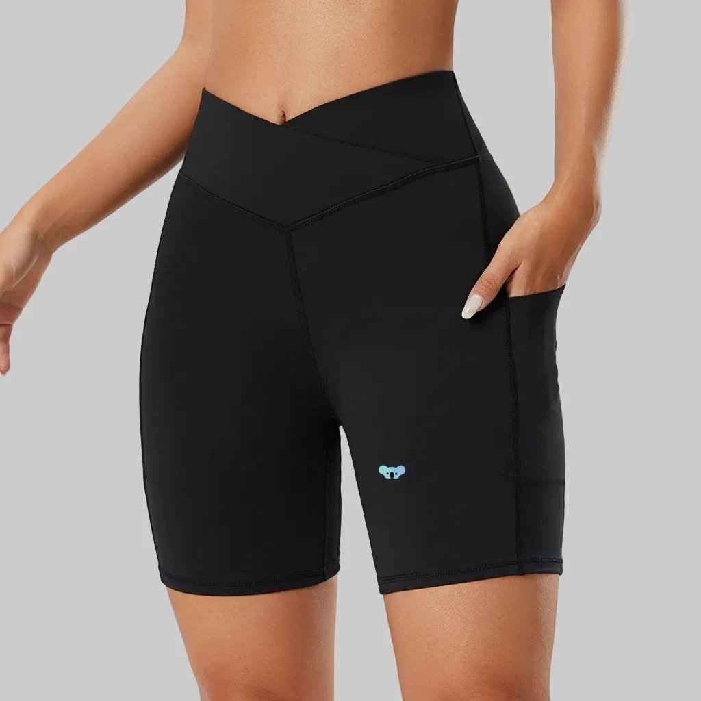Sculpt Pocket Shorts – High Waist V-Waist Fit - NORDUM.SHOP