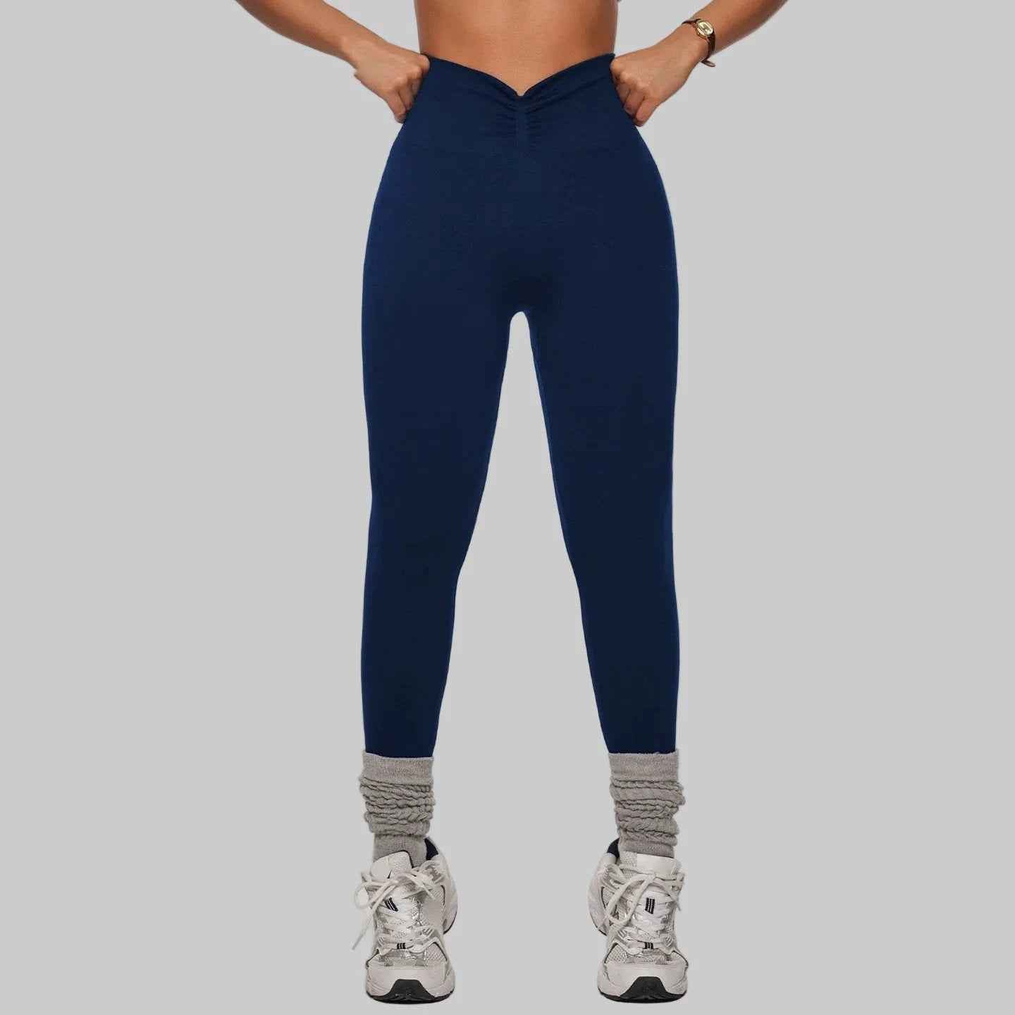 Women's Seamless High Waist Quick-drying Hollow Hip Raise Yoga Pants - NORDUM.SHOP