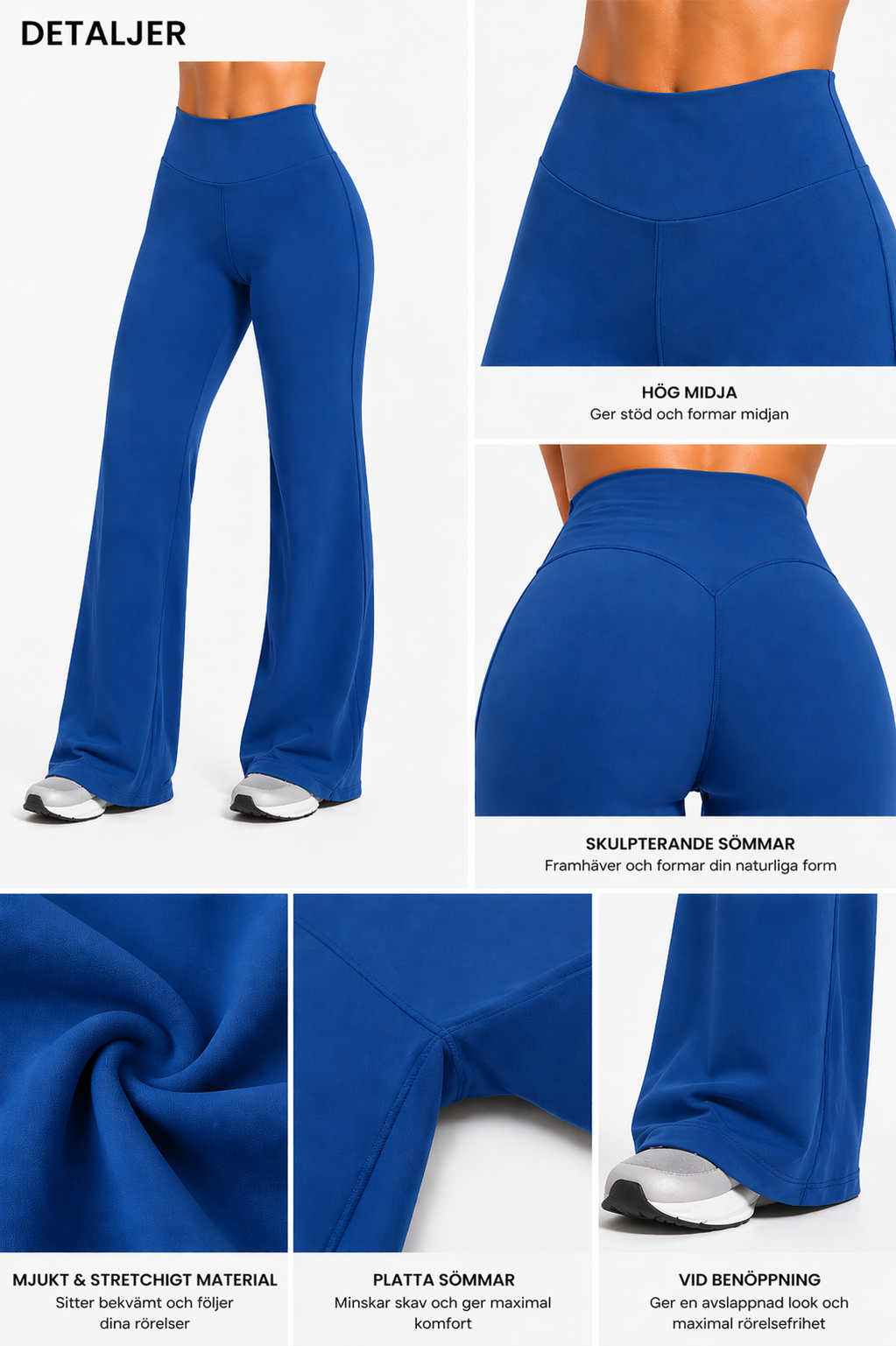 flare leggings women flare fit details blue