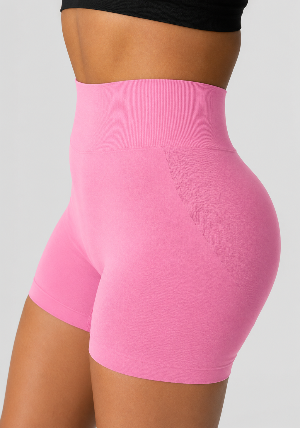 High Waist Scrunch Seamless Shorts