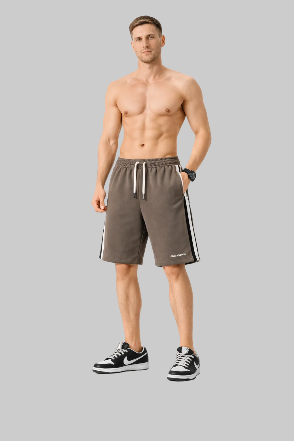 Men’s Gym Shorts – Striped Relaxed Fit Training Shorts - NORDUM.SHOP