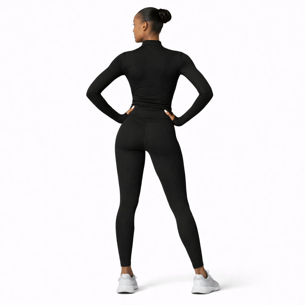 Women’s Training Jacket – Seamless Zip Top - NORDUM.SHOP