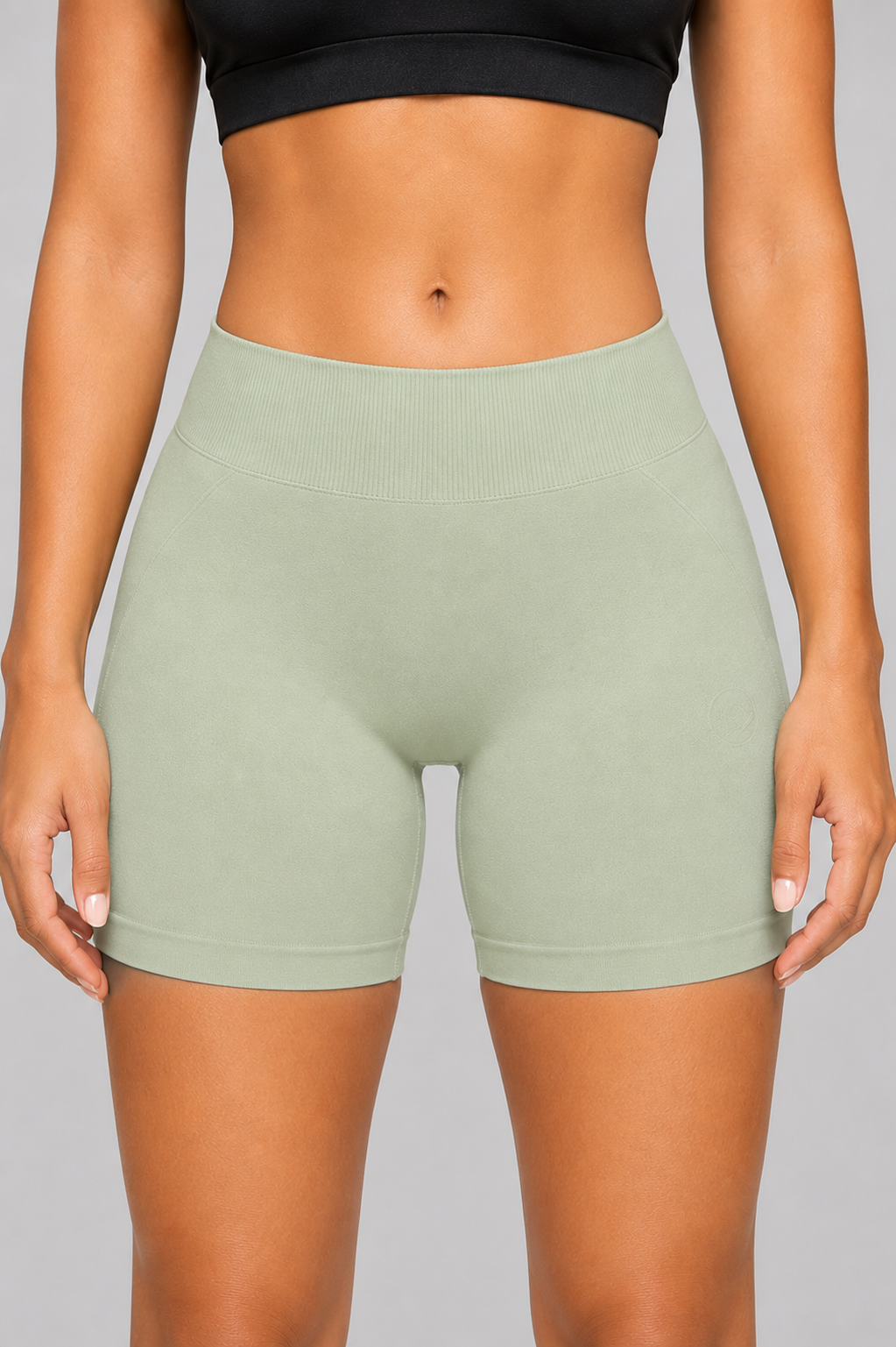 High Waist Scrunch Seamless Shorts