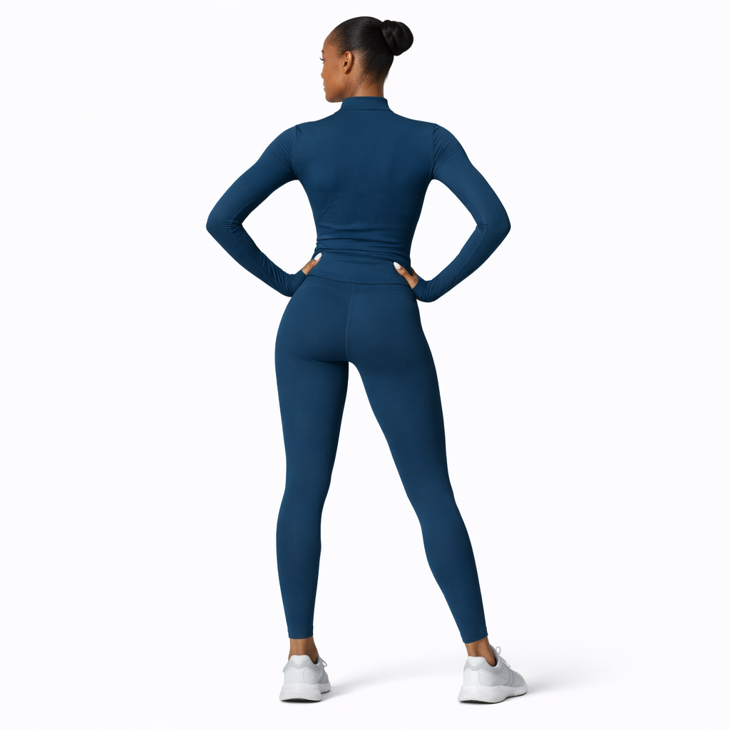 Women’s Training Jacket – Seamless Zip Top - NORDUM.SHOP