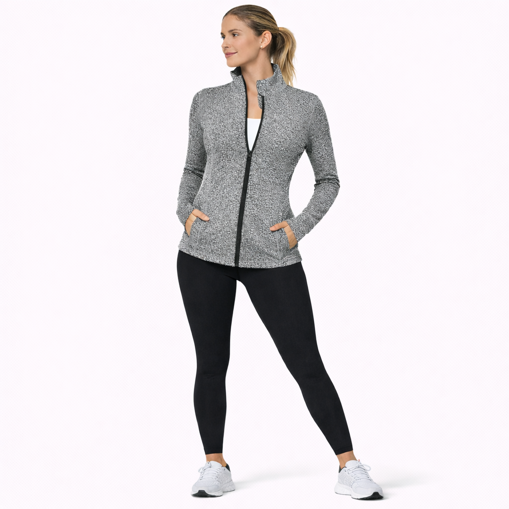 womens training jacket slim fit