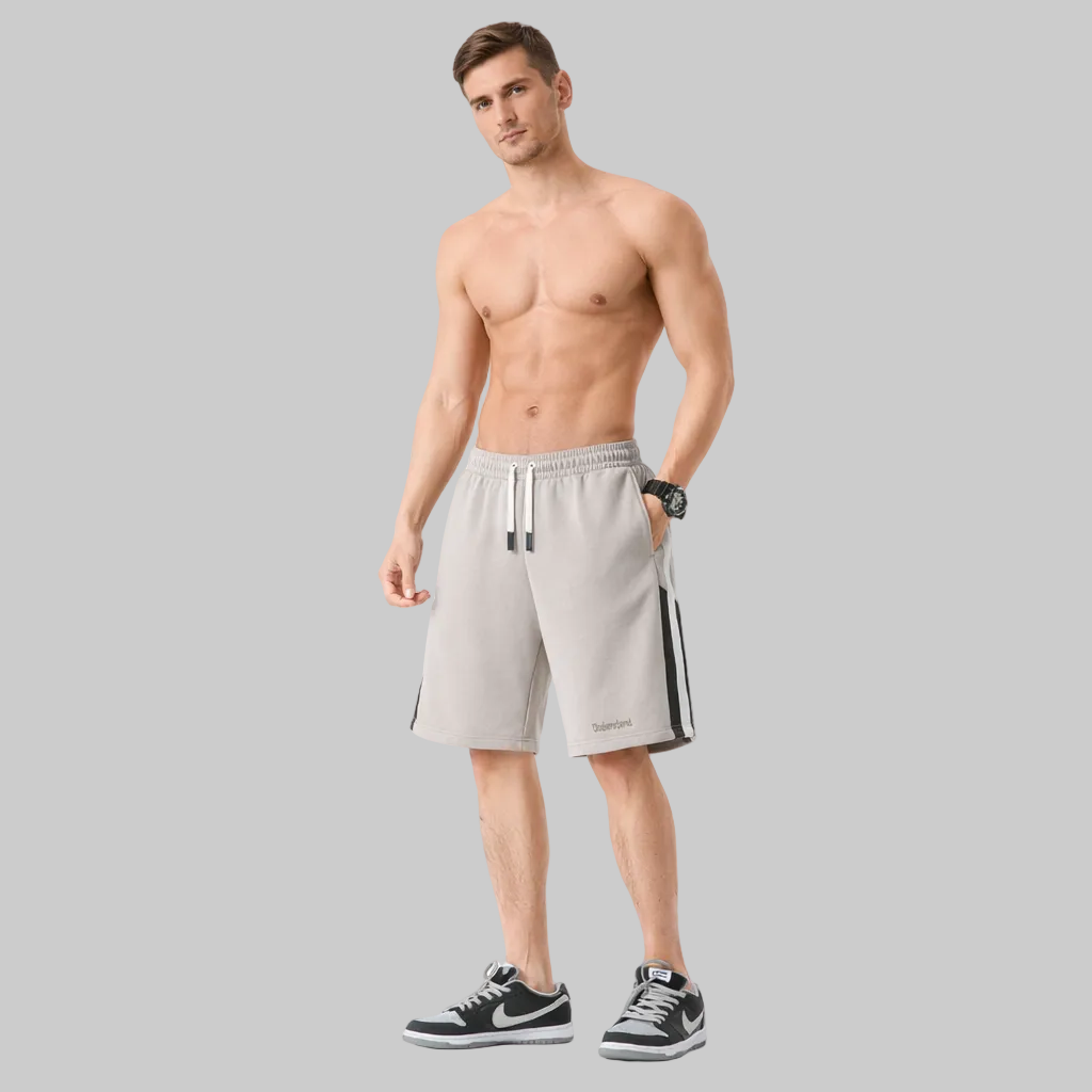 Men’s Gym Shorts – Striped Relaxed Fit Training Shorts - NORDUM.SHOP
