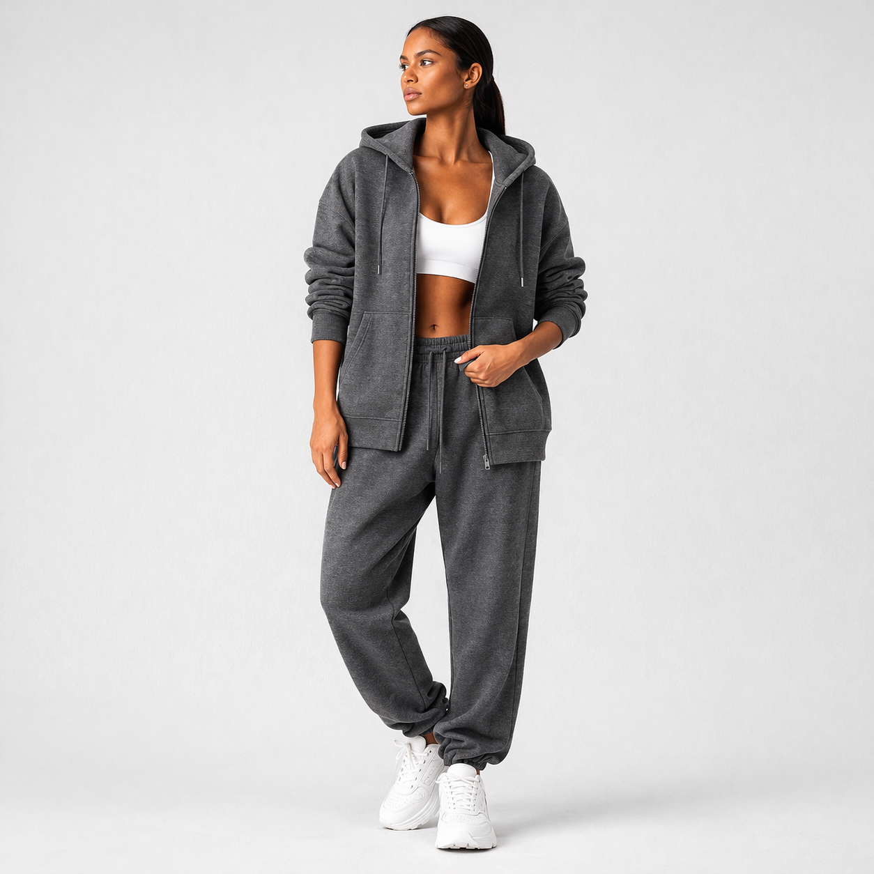 Everyday Oversized Zip Hoodie Wmn - NORDUM.SHOP