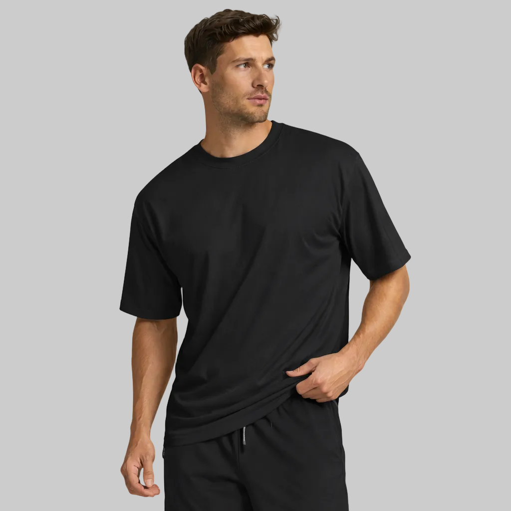 Men’s Training T-Shirt – Breathable Cotton Gym Tee - NORDUM.SHOP
