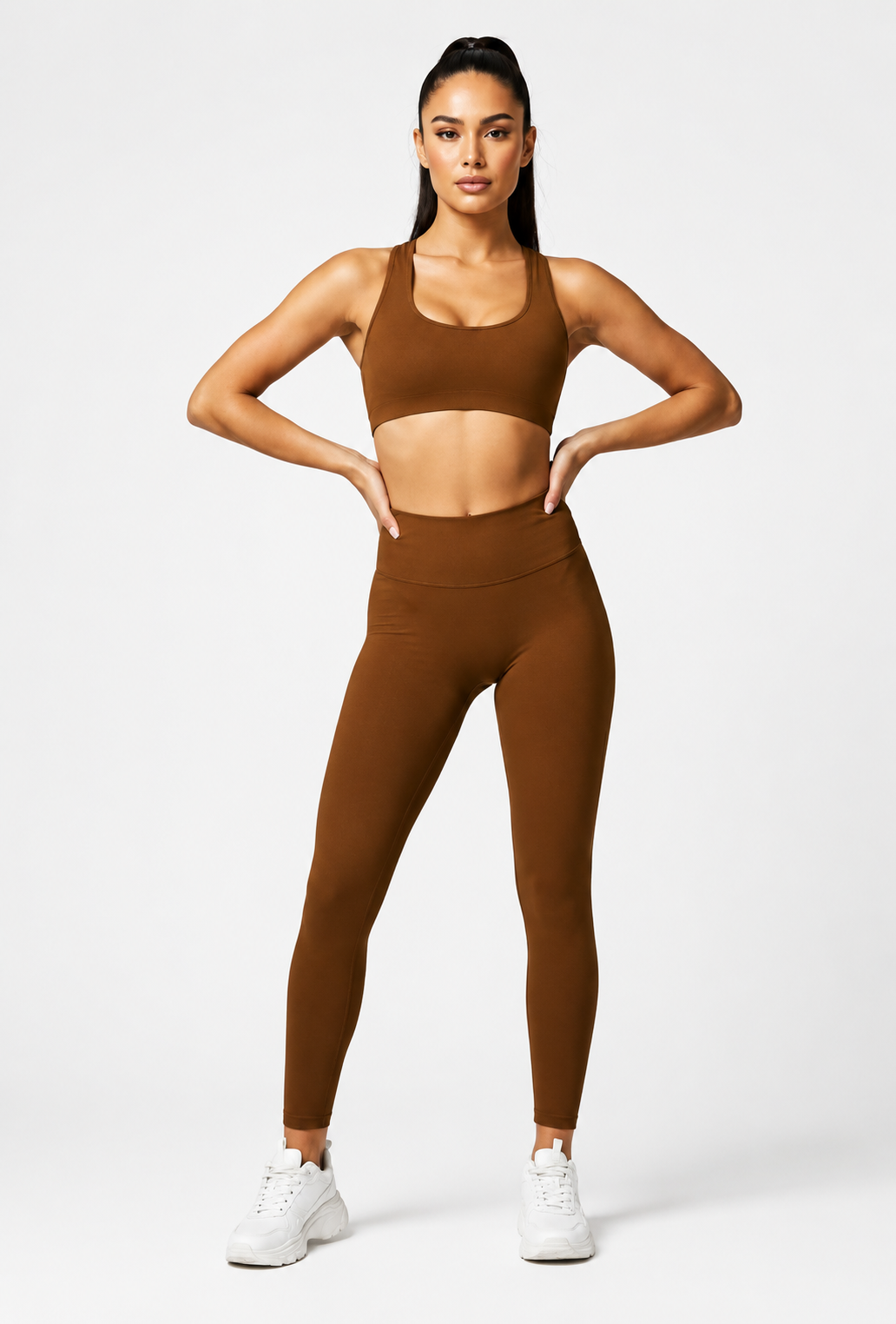 Seamless Racerback Sports Bra - NORDUM.SHOP