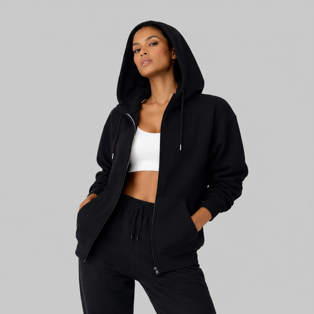 Everyday Oversized Zip Hoodie Wmn - NORDUM.SHOP