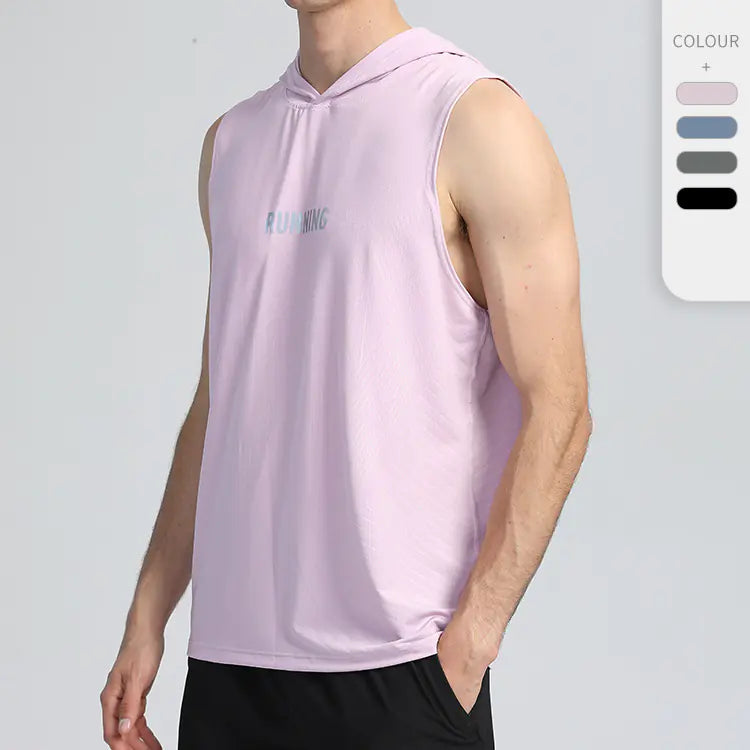 Men's Hooded Sports Tank Top - NORDUM.SHOP