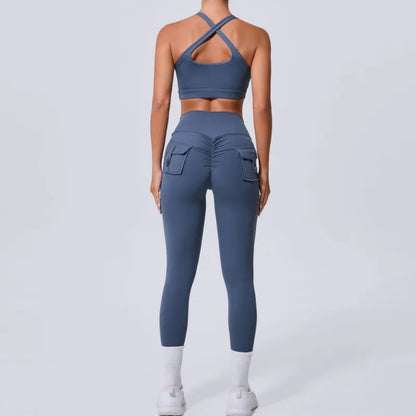 Women Seamless Sets Pants Vest Suits - NORDUM.SHOP