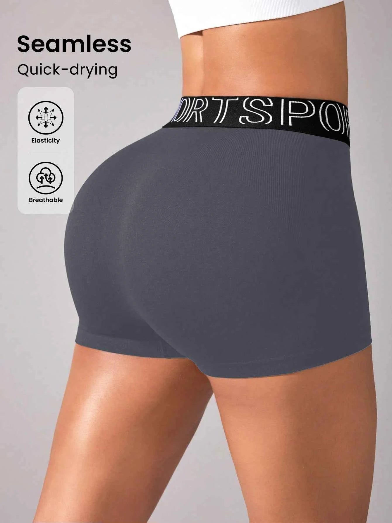 High Waist Gym Shorts - NORDUM.SHOP