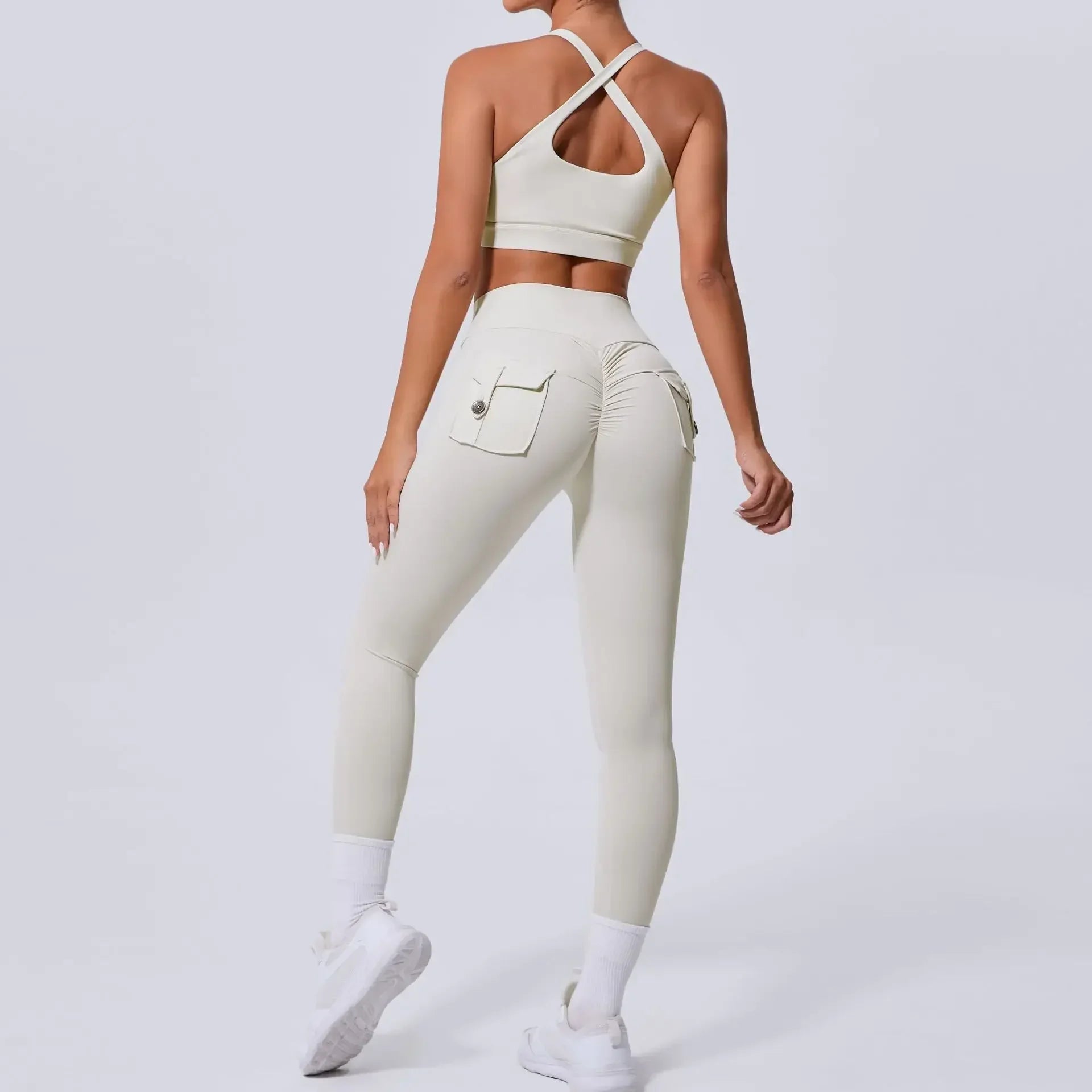 Women Seamless Sets Pants Vest Suits - NORDUM.SHOP