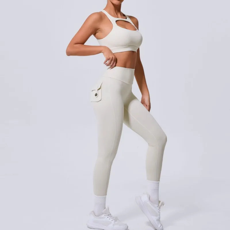 Women Seamless Sets Pants Vest Suits - NORDUM.SHOP