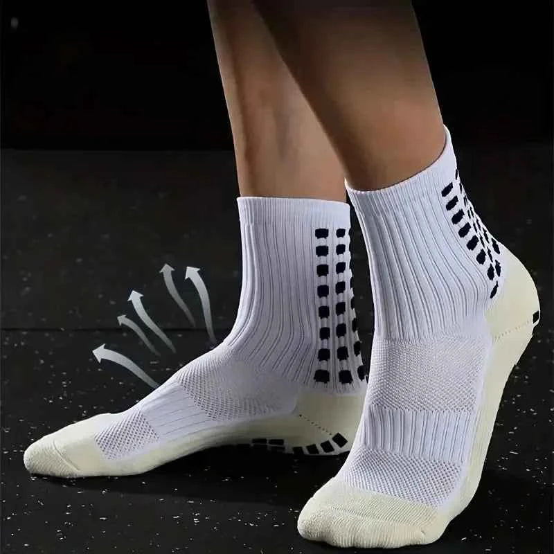 grip socks anti slip white